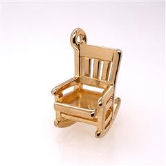 James Avery Rocking Chair 14K Yellow Gold Charm
